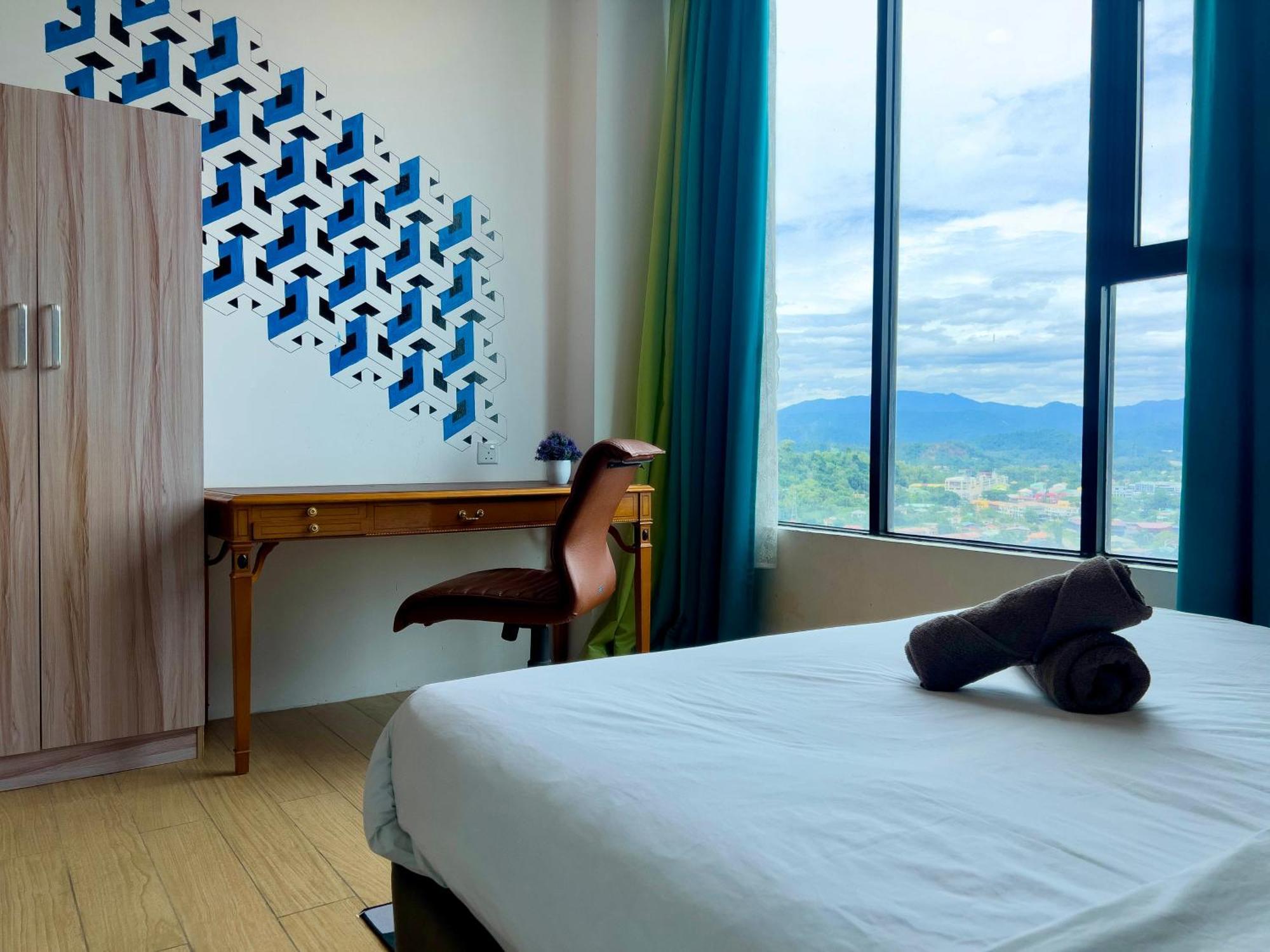 Hush Inn At Itcc Manhattan Suites 亞庇 外观 照片